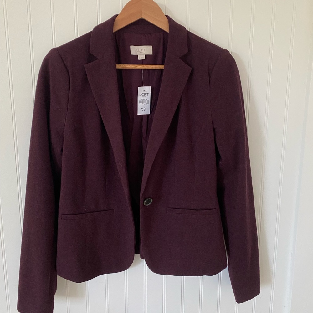 LOFT knit blazer